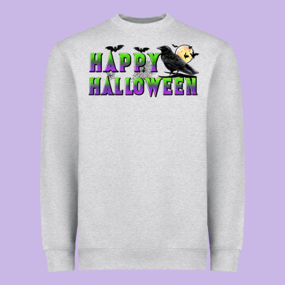 Happy Halloween Heavyweight Sweatshirt Designed By Bundleandbundleshop