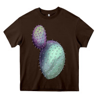 Chocolate Brown Opunthia Santa Rita Cactus Heavy Core Tee - LillyAllenDesigns