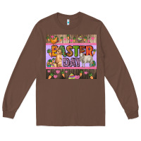 Chestnut Easter day farm animals tumbler Long Sleeve Tee - HowdyJamesFarm