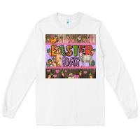 White Easter day farm animals tumbler Long Sleeve Tee - HowdyJamesFarm