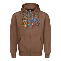 Chestnut just a latte moody Zipper Hoodie - CowhideDigitalArt