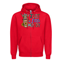 Red just a latte moody Zipper Hoodie - CowhideDigitalArt
