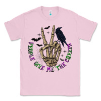 Bubblegum Pink People Give Me The Creeps Classic Tee - texasbilliewilder