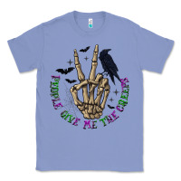 Colony Blue People Give Me The Creeps Classic Tee - texasbilliewilder