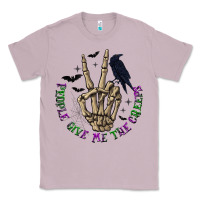 Lilac People Give Me The Creeps Classic Tee - texasbilliewilder