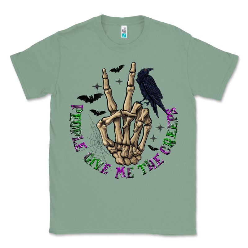 People Give Me The Creeps Classic Tee by texasbilliewilder | Teevron