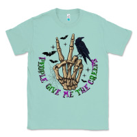 Seafoam People Give Me The Creeps Classic Tee - texasbilliewilder