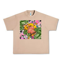 Burro flamingo with leopard Urban Heavy Tee - TumblerDesignByShophia