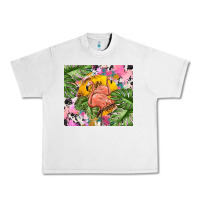 Lunar Rock flamingo with leopard Urban Heavy Tee - TumblerDesignByShophia
