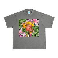 Tornado flamingo with leopard Urban Heavy Tee - TumblerDesignByShophia
