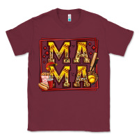 Burgundy softball mama Classic Tee - Jasminsmagicworld