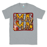 Heather Grey softball mama Classic Tee - Jasminsmagicworld