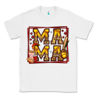 White softball mama Classic Tee - Jasminsmagicworld