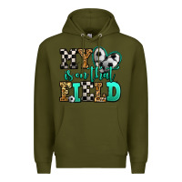 Army Green my heart is on that field soccer Premium Hoodie - Jasminsmagicworld