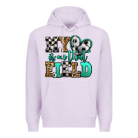 Lilac my heart is on that field soccer Premium Hoodie - Jasminsmagicworld