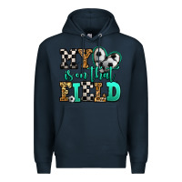 Navy my heart is on that field soccer Premium Hoodie - Jasminsmagicworld