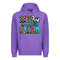 Purple my heart is on that field soccer Premium Hoodie - Jasminsmagicworld