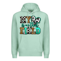 Seafoam my heart is on that field soccer Premium Hoodie - Jasminsmagicworld