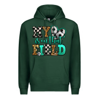 Sports Green my heart is on that field soccer Premium Hoodie - Jasminsmagicworld
