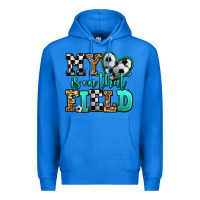 True Royal my heart is on that field soccer Premium Hoodie - Jasminsmagicworld