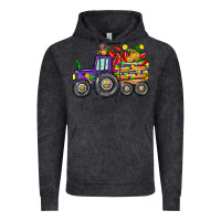 Mardi Gras Tractor Vintage Hoodie | Teevron
