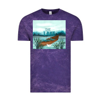 Cloud Purple the lake is my happy place Vintage Tee - TumblerDesignByShophia