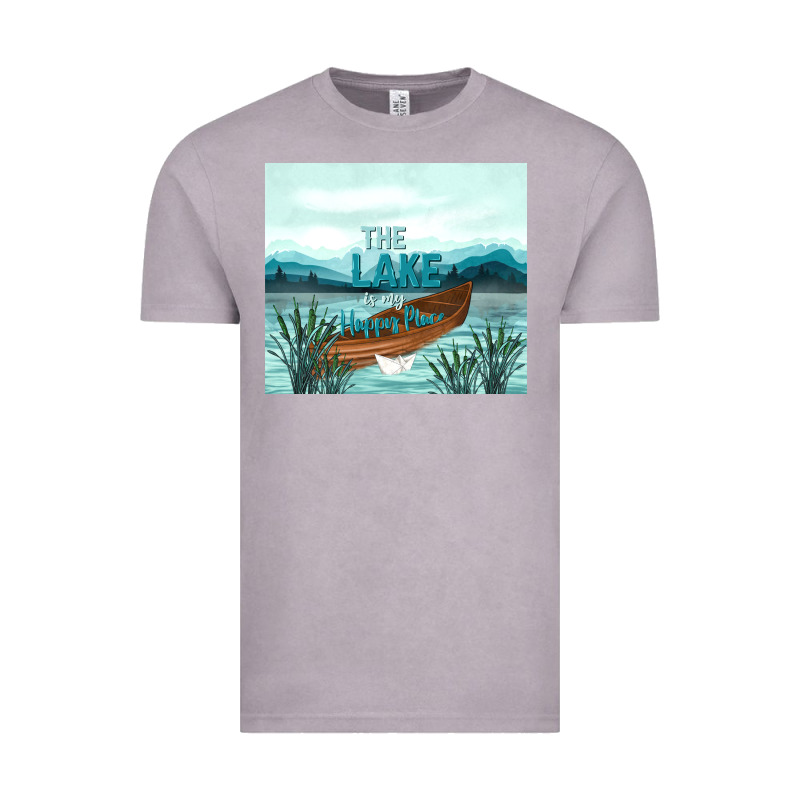 The Lake Is My Happy Place Vintage Tee by TumblerDesignByShophia | Teevron