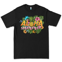 Black aloha summer Premium Tee - BarkalooDesign