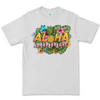 Dove Grey aloha summer Premium Tee - BarkalooDesign