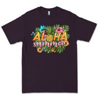 Plum aloha summer Premium Tee - BarkalooDesign