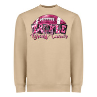 Tickle Breast Cancer Football Heavyweight Sweatshirt | Teevron