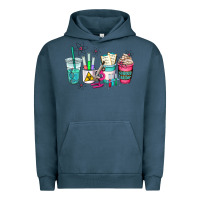 Pigment Midnight Navy science teacher coffee cups Urban Hoodie - AdoDesignShop