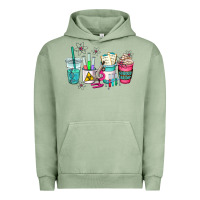 Pigment Oil Green science teacher coffee cups Urban Hoodie - AdoDesignShop