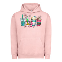 Pigment Salmon science teacher coffee cups Urban Hoodie - AdoDesignShop
