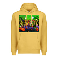 Antique Gold halloween mini tumbler Premium Hoodie - BundleAndBundleShop