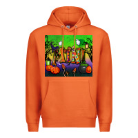 Carrot halloween mini tumbler Premium Hoodie - BundleAndBundleShop