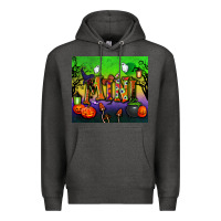 Charcoal Heather halloween mini tumbler Premium Hoodie - BundleAndBundleShop