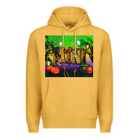 Mustard halloween mini tumbler Premium Hoodie - BundleAndBundleShop