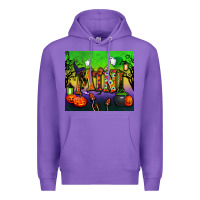 Purple halloween mini tumbler Premium Hoodie - BundleAndBundleShop