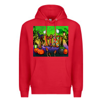Red halloween mini tumbler Premium Hoodie - BundleAndBundleShop
