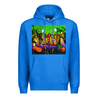 True Royal halloween mini tumbler Premium Hoodie - BundleAndBundleShop