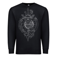 Black As Above So Below GIFT Alchemy GIFT Blackcraft Premium Sweatshirt - minhPixels