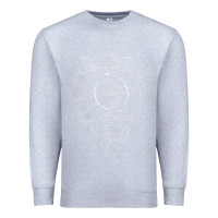 Heather Grey As Above So Below GIFT Alchemy GIFT Blackcraft Premium Sweatshirt - minhPixels