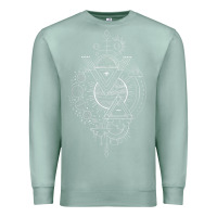 Seafoam As Above So Below GIFT Alchemy GIFT Blackcraft Premium Sweatshirt - minhPixels