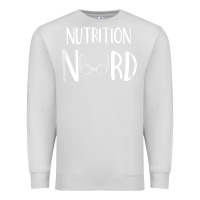 Dove Grey Womens Nutritionist Gifts For Health Coach or Registered Dietitian Premium Sweatshirt - minhPixels