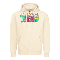Sandshell easter day coffee Zipper Hoodie - CowhideDigitalArt