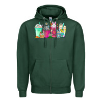 Easter Day Coffee Zipper Hoodie | Teevron