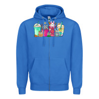 True Royal easter day coffee Zipper Hoodie - CowhideDigitalArt