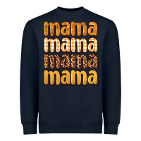 Navy mama fall Heavyweight Sweatshirt - BundleAndBundleShop