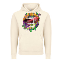 Vintage Artic mardi gras lips Vintage Hoodie - CowGirlArtShop